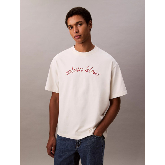 Calvin Klein Ανδρική κοντομάνικη μπλούζα Embroidered Logo T-shirt